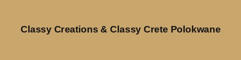 Classy Creations & Classy Crete logo